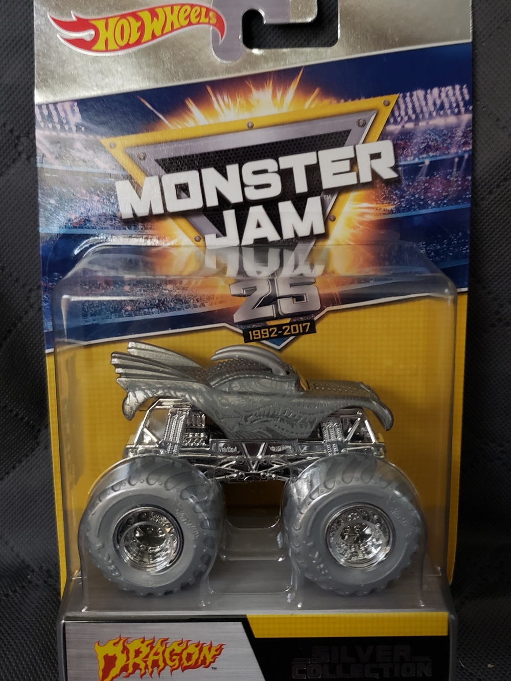 Monster Jam Dragon Toy Truck - Silver